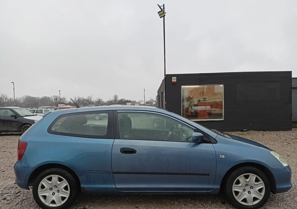 Honda Civic cena 4500 przebieg: 224000, rok produkcji 2003 z Warszawa małe 79